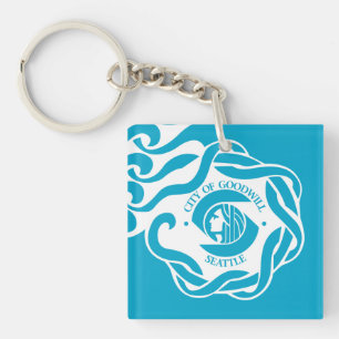 Flag of Seattle Keychain