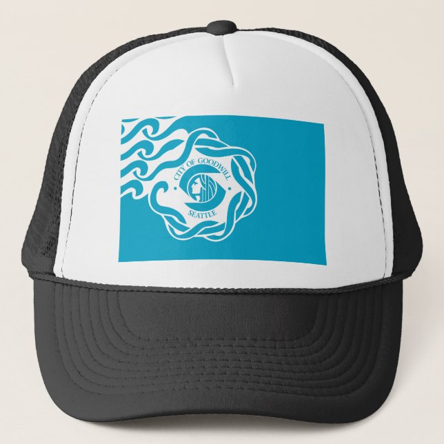Flag of Seattle Trucker Hat (Front)