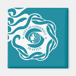 Flag of Seattle (Washington) Magnet