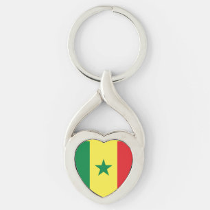 Flag of Senegal Keychain