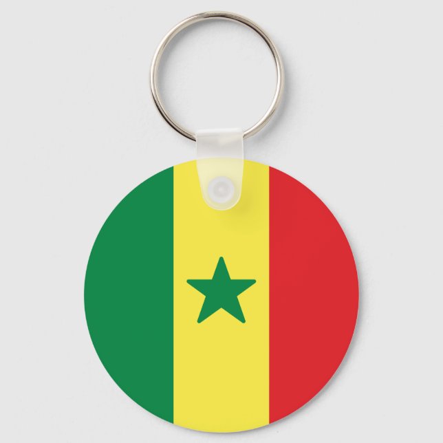 Flag of Senegal Keychain (Front)