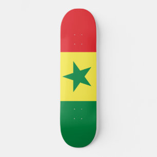 Flag of Senegal Skateboard