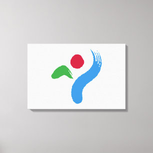 Flag of Seoul (South Korea) Canvas Print