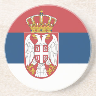 Flag of Serbia Coaster