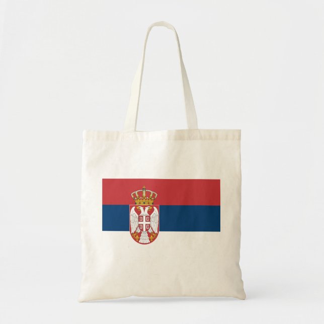 Flag of Serbia Tote Bag (Front)