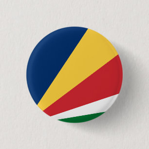 Flag of Seychelles 1 Inch Round Button
