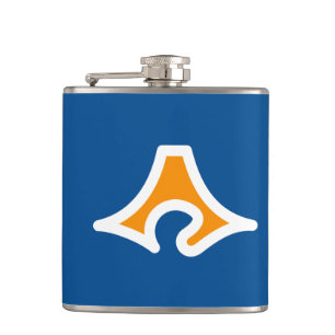Flag of Shizuoka Prefecture, Japan Hip Flask