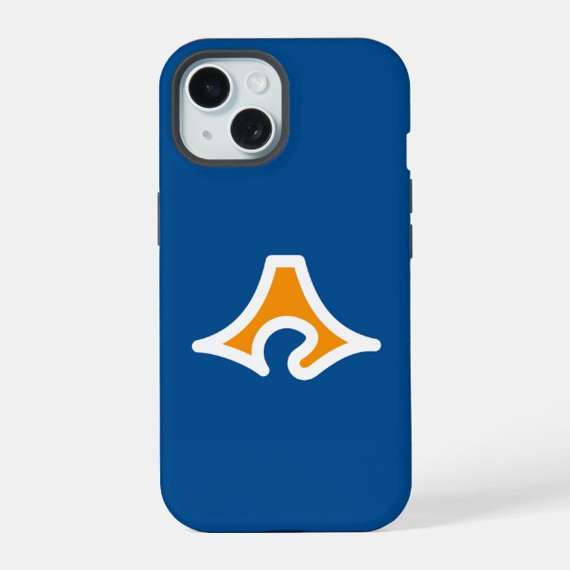 Flag of Shizuoka Prefecture, Japan iPhone 15 Case (Back)
