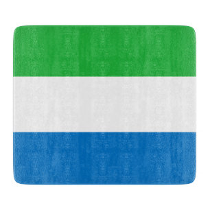 Flag of Sierra Leone Cutting Board