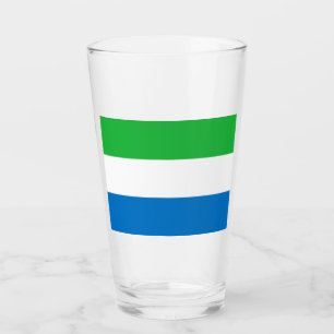 Flag of Sierra Leone Glass