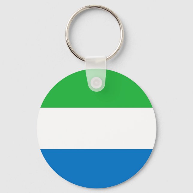 Flag of Sierra Leone Keychain (Front)