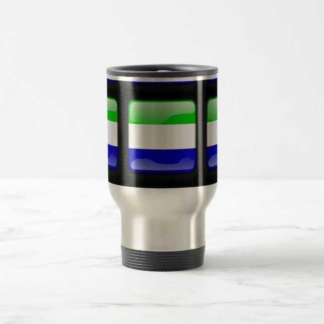 Flag of Sierra Leone Travel Mug (Center)