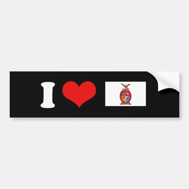 Flag of Sinaloa Bumper Sticker (Front)