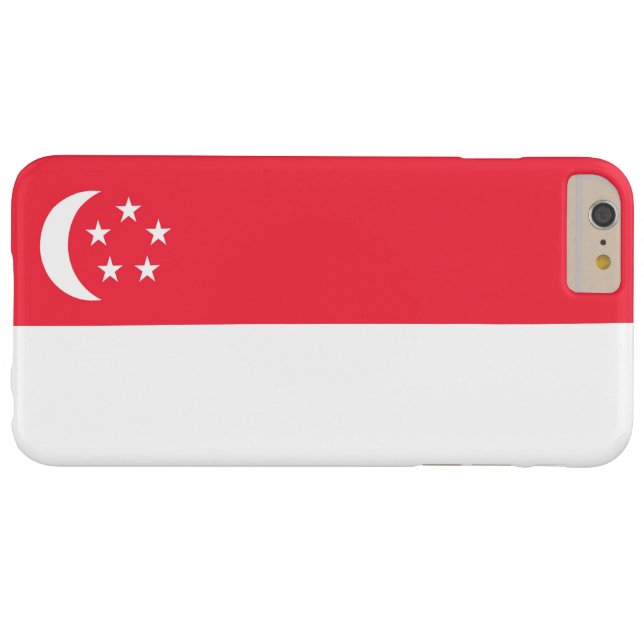 Flag of Singapore Case-Mate iPhone Case (Back Horizontal)