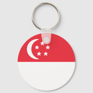 Flag of Singapore Keychain