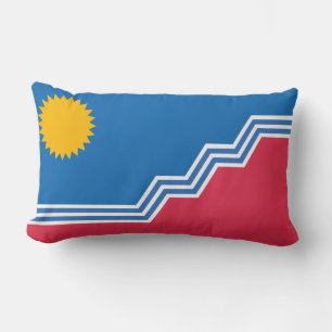 Flag of Sioux Falls, South Dakota Lumbar Pillow