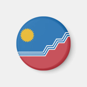 Flag of Sioux Falls, South Dakota Magnet