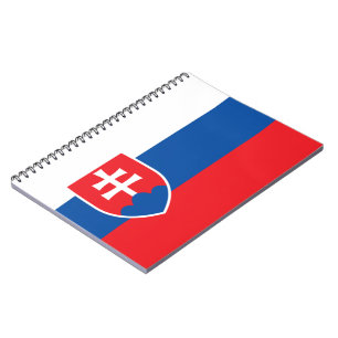 Flag of Slovakia Notebook