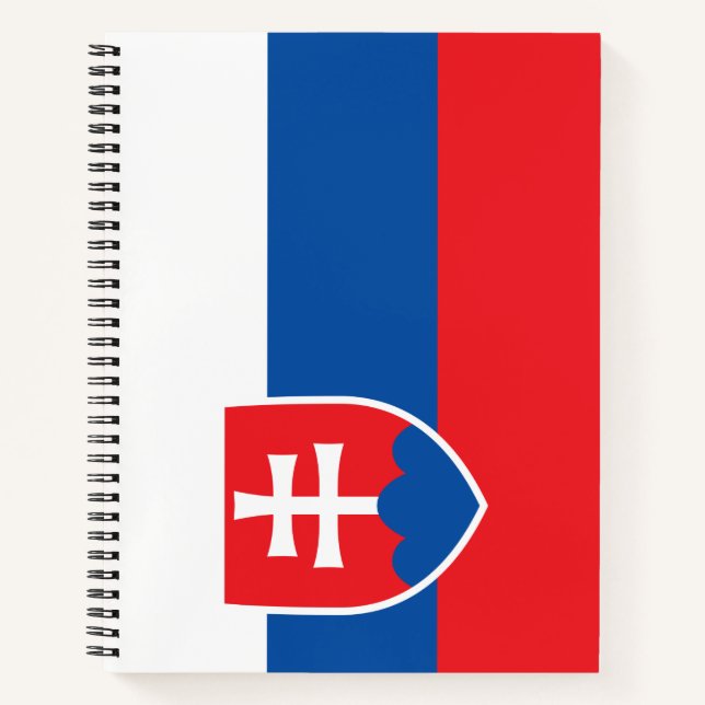 Flag of Slovakia Notebook (Front)