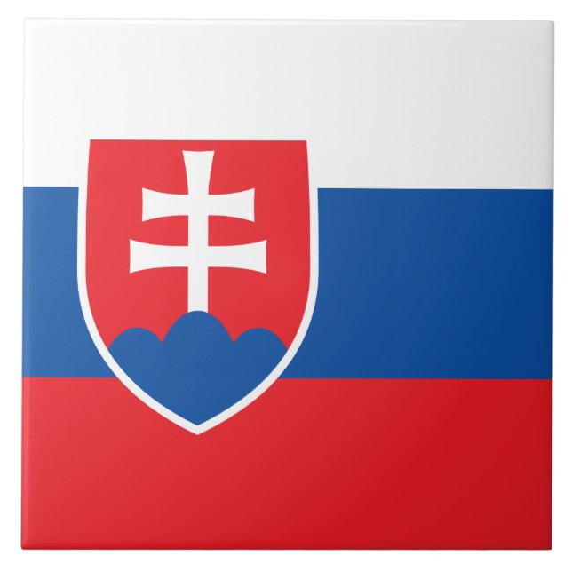 Flag of Slovakia Tile (Front)