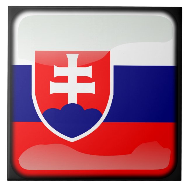 Flag of Slovakia Tile (Front)