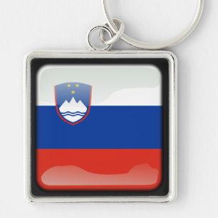 Flag of Slovenia Keychain
