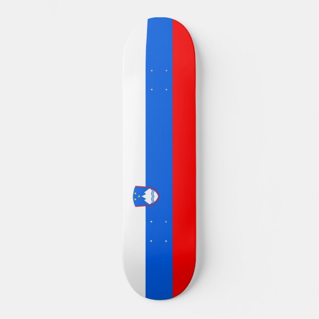 Flag of Slovenia Skateboard (Front)