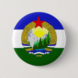 Flag of Socialist Cascadia 2 Inch Round Button