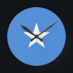 Flag of Somalia Wall Clock<br><div class="desc">Flag of Somalia Wall Clock</div>