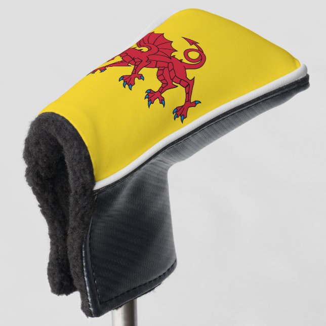 Flag of Somerset Golf Head Cover (3/4 Front)