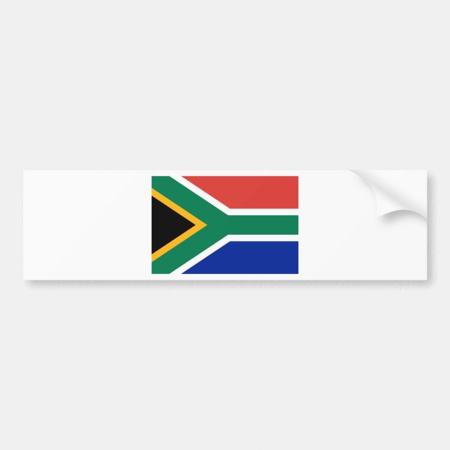 Flag of South Africa Bumper Sticker (Front)