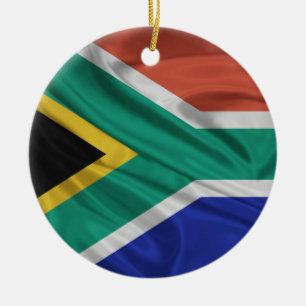 Flag of South Africa Ceramic Ornament