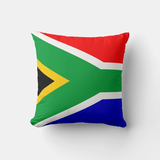 flag of south africa throw pillow (Front)