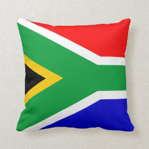 flag of south africa throw pillow