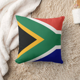 Flag of South Africa Throw Pillow