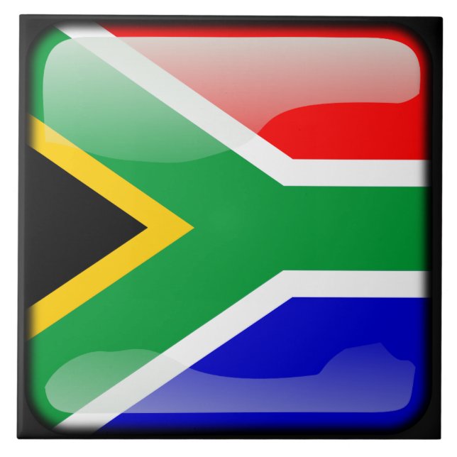 Flag of South Africa Tile (Front)