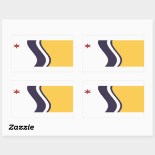 Flag of South Bend, Indiana Sticker