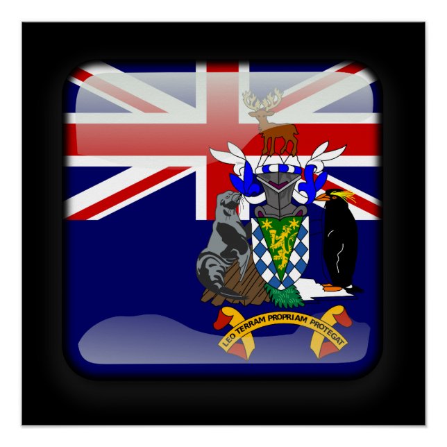 Flag of South Georgia Poster (Front)