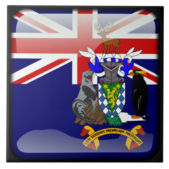 Flag of South Georgia Tile (Front)