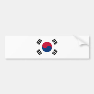 Flag of South Korea - 태극기 - 대한민국의 Bumper Sticker