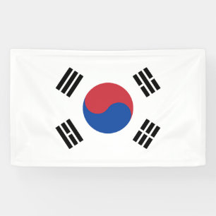 Flag of South Korea Banner
