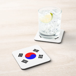 Flag of South Korea Coaster