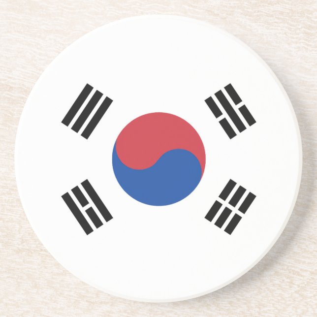 Flag of South Korea Coaster (Front)