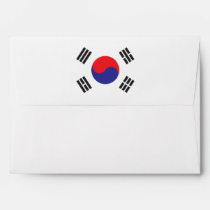 Flag of South Korea Envelope