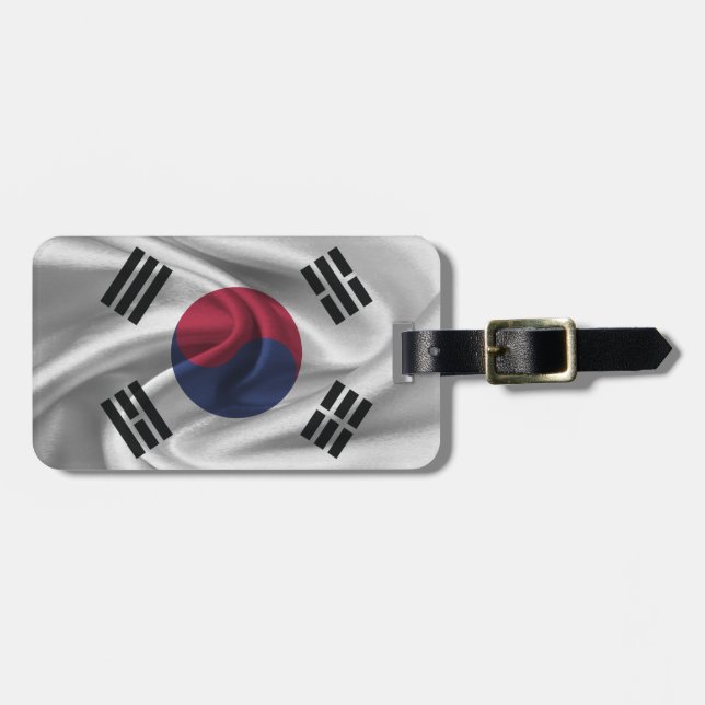 Flag Of South Korea Luggage Tag (Front Horizontal)