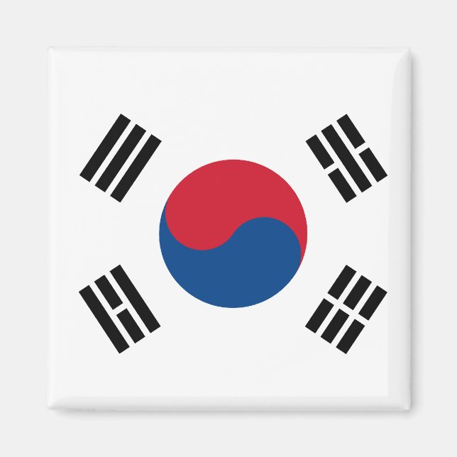 Flag of South Korea Magnet (Front)