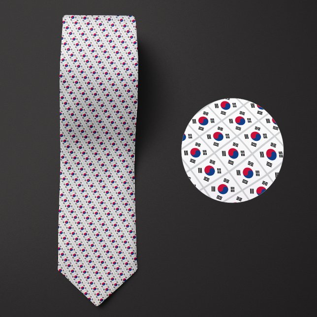Flag of South Korea Pattern Tie (Creator Uploaded)
