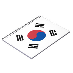 Flag of South Korea (ROK) Notebook