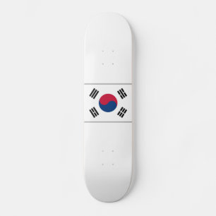 Flag of South Korea Skateboard