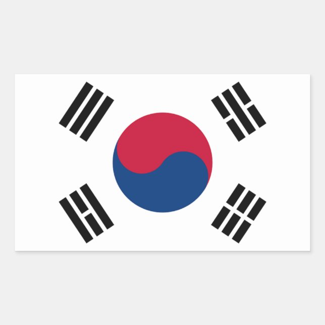 Flag of South Korea Sticker (Front)